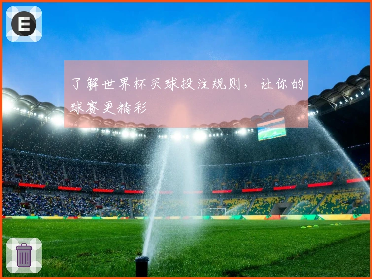 了解世界杯买球投注规则，让你的球赛更精彩